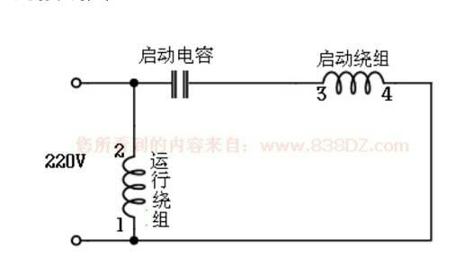 碎纸机电机2根线怎么接